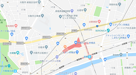 京橋店地図