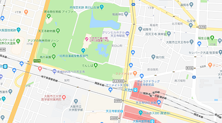天王寺店地図